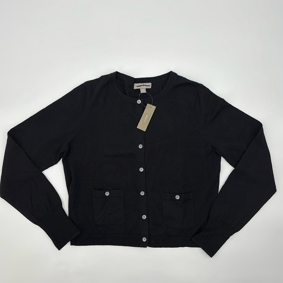 J. Crew Crewneck cardigan sweater in premium ultrafine cotton size M NWT CB893 - Picture 4 of 11